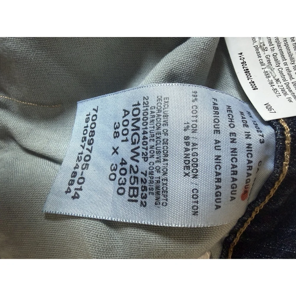Wrangler Jeans Men's Size 38x30 Regular Fit Denim Straight Leg Stretch‎ NWT